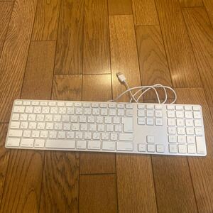 アップル 純正 Apple Keyboard A1243 日本語USBキーボードMac マック(ジャンク品とします)