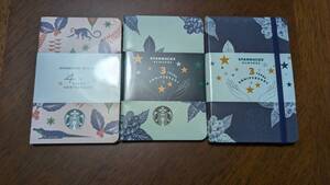 スターバックス　リワード特典　モレスキン手帳セット　STARBUCKS REWARDS　MOLESKIN