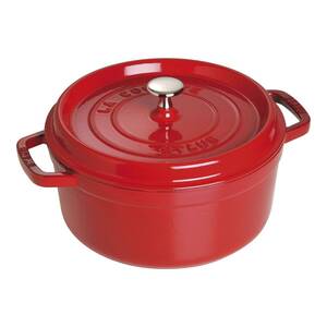 新品未使用　ストウブ STAUB 無水鍋 ピコ・ココット ラウンド 24cm チェリー 40509－835