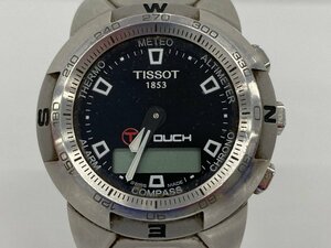 TISSOT ティソ Tタッチ Z 253/353 クォーツ アナデジ チタニウム 不動【CFAG8064】