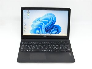 Win11Pro/カメラ/中古/15.6ノートPC/SSD128GB/8GB/４世代i5/SONY　SVF1531GAJ　office搭載/無線マウス/HDMI/無線WIFI/Bluetooth/BD-RE