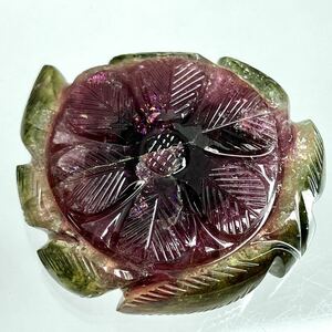 (天然ウォーターメロントルマリン47.138ct)u約27.6×24.1mm ルース 裸石 宝石 ジュエリー watermelon tourmaline S
