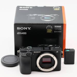 #b1340【並品】 SONY ソニー α6400 ボディ ILCE-6400 ブラック