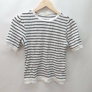 ◇ IENA イエナ コットン100％ 半袖 カットソー Tシャツ サイズ表記なし ブラック ホワイト レディース E