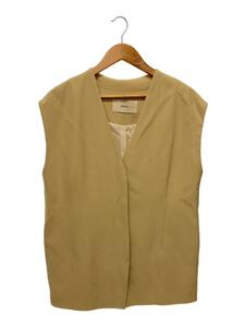 TODAYFUL◆Collarless Twill Vest/ベスト/38/-/YLW/12110105