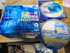 三菱化学　azo系CD-Rディスク　全部で55枚　未使用