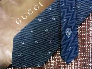 ☆状態並N☆6208■グッチ【GUCCI】 総ＧＧロゴ柄 ネクタイ