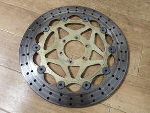 中古部品入庫　ヤマハ社製TDR250　純正フロントブレーキローターディスク　使用可能