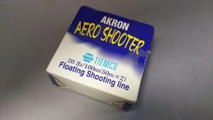 安値スタート！　未使用・保管品　TIEMCO ティムコ　AKRON AERO SHOOTER フローティング　20LB 50mx2