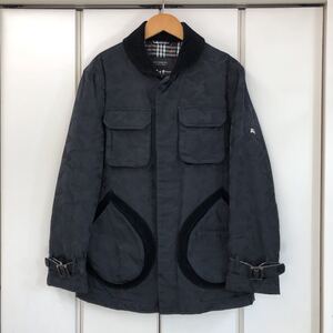 美品 BURBERRY BLACK LABEL カモフラ 中綿 ジャケット(M)