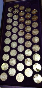 仏教美術の至宝　メダル・コレクション　48種類　輝いています