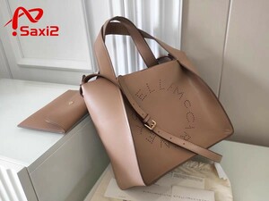 【Saxi2】美品★ステラ マッカートニー 品質保証　2way トートバック ライト ハンドバッグ