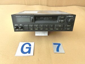 KP-375-2 ☆トヨタ 純正 AM/FM CASSETTE RECEIVER TOYOTA 86120-20871 FUJITSU TEN