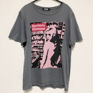 即決☆Hysteric Glamour ヒステリックグラマー Tシャツ ヒスガール グレー L