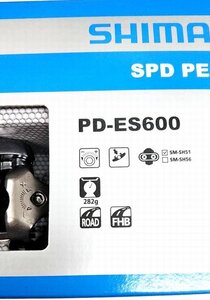 シマノ PD-ES600 新品 国内正規代理店品 送料無料(北海道、沖縄、離島除く) SPDビンディングペダル SM-SH51付き