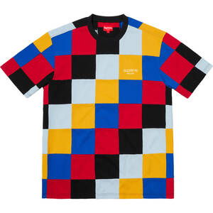 Supreme 18FW Week1 Patchwork Pique Tee Red Small オンライン購入 国内正規 タグ付 シュプリーム パッチワーク ピケ Tシャツ 赤 Sサイズ