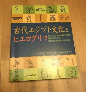 古本　古代エジプト文化とヒエログリフ　オールカラー・ビジュアル版　ブリジット・マクダーモット　産調出版