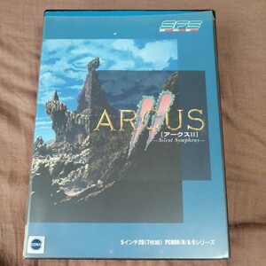 PC-88R アークスⅡ 2 サイレント・シンフォニー ARCUS 5インチ 2D 7枚組 付属品 シール ハガキ 広告 ゲームソフト 税なし