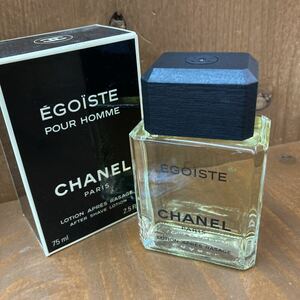 ★CHANEL シャネル エゴイスト EGOISTE プールオム　POUR HOMME アフターシェーブローション　75ml