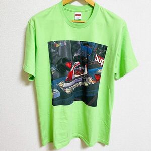 Supreme Gas Tee Lime M 22ss 2022年 ライム 緑 グリーン ガス ボックスロゴ アイロン ALWAYS OPEN