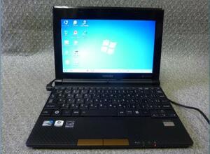 ★Win XP・7 Starter リカバリ OS選択可 10.1”ミニノートPC 東芝 dynabook N200/02AC ★ Atom N455/2GB/250GB/無線/Webカメラ/1498