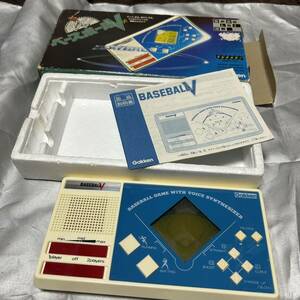 学研 ベースボールV LSI Gakken BASEBALL V 野球ゲーム 音声 ボイス レトロ ゲーム lsi lcd おもちゃ ビンテージ 電子ゲーム