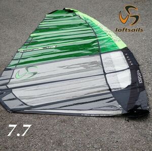 ◎ LOFTSAILS ロフトセイル／ウインドサーフィン セイル／RACING BLADE（7.7） windvision／中古美品（神奈川県逗子市引き取り限定）