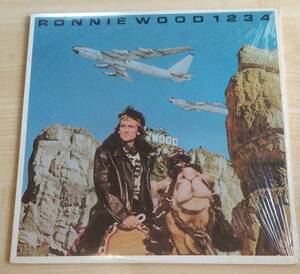 ロン・ウッド USA盤 ＬＰレコード １２３４ ◆ RONNIE WOOD 1234