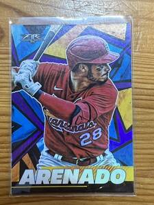 2021 Topps Fire ノーラン・アレナド Nolan Arenado Purple Foil /99 #121