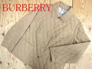 ★バーバリー Burberry★レディース キルティングジャケット 裏ノバチェック キャメル オーバーサイズ★R60616048A