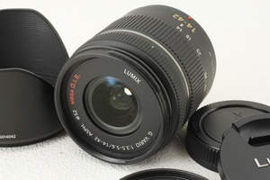 極上品◆Panasonic パナソニック LUMIX G VARIO 14-42mm F3.5-5.6 ASPH/MEGA OIS◆標準ズームレンズ/A5537