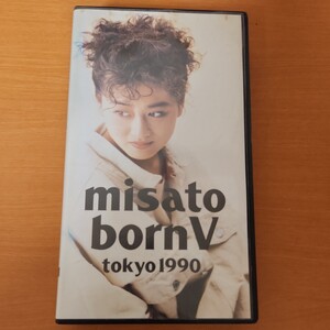 VHS★渡辺美里★misato born5★tokyo 1990★おまけDVD