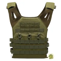 Size:Free Size_Color:グリーン [Sabsta] プレートキャリア タクティカル ベスト サバゲー プレキャリ MOLLE (グリーン)