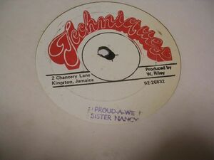 ★Reggae 12inch★SISTER NANCY/PROUD A WE