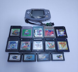 動作品任天堂 ニンテンドー GBA/ゲームボーイ/Gameboy Advance本体/ ゲームソフト 大量に販売される/動作確認済 (H-19)