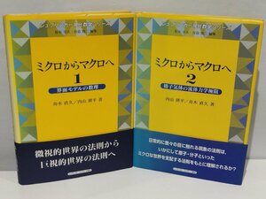 【2冊セット】シュプリンガー現代数学シリーズ ミクロからマクロへ 界面モデルの数理/格子気体の流体力学極限 舟木直久/内山耕平【ac01c】