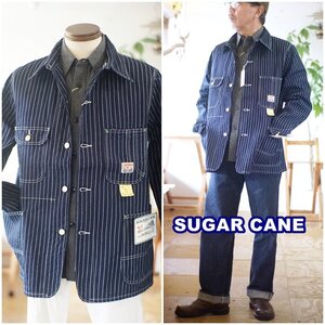 sugarcane 　シュガーケーン　ウォバッシュ　カバーオール 15658　東洋エンタープライズ　９オンスデニムカバーオール　 サイズL