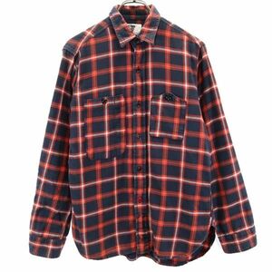 エンジニアドガーメンツ USA製 長袖 チェックシャツ S レッド系 ENGINEERED GARMENTS メンズ