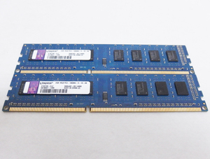 mem108 Kingstone 2GB×2枚=4GB DDR3 中古品