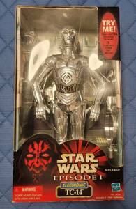 中古　フィギュア スターウォーズ TC-14 (30.5 cm) Episode 1、1998年、Action Collection by Hasbro