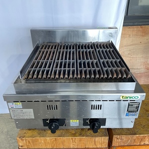 【中古】 ハースグリラー タニコー N-TGH-60 2001年製 都市ガス 幅600×奥行650×高300mm (No.8632) 業務用 厨房機器