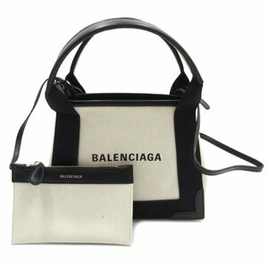 バレンシアガ ネイビー カバス XS AJ ブランドオフ BALENCIAGA キャンバス 2wayショルダーバッグ キャンバス レディース