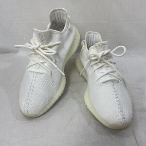 アディダス CP9366 YEEZY BOOST 350 V2 CWHITE/CWHITE/CWHITE 18AW adidas + KANYE WEST US9.5/27.5 スニーカー 27.5cm 白 / ホワイト