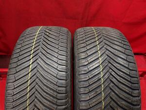 中古タイヤ 255/45R19 104H 2本セット ミシュラン クロスクライメート 2 MICHELIN CROSS CLIMATE 2 9.5分山★n19