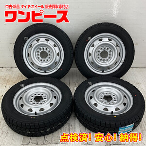 新品タイヤ 中古鉄ホイールセット 155/65R13 73Q 13インチ 13×4B 12HM PCD100/110/114.3 グッドイヤー 冬 スタッドレス ピノ d1458