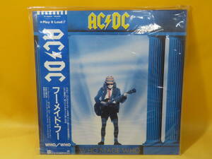 【中古】AC/DC エーシー・ディーシー　WHO MADE WHO フー・メイド・フー【LPレコード】J3 T331