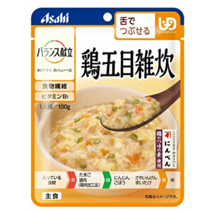 鶏五目雑炊 100g／バランス献立（アサヒグループ食品）舌でつぶせる固さの介護食