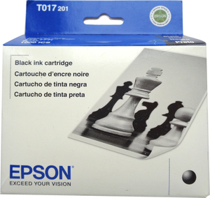 新古品 Epson USA Black Ink Cartridge T017201 エプソンアメリカ　ブラックインク