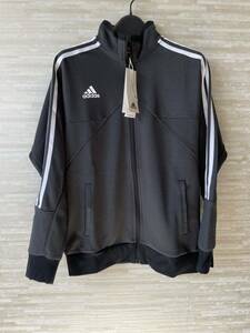 130サイズ」AdidasティロAEROREADYデニム ダブルニットジャケット