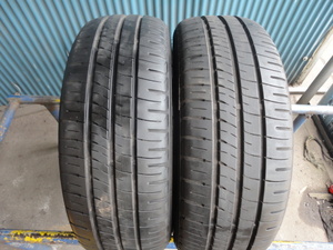 ダンロップ　ENASAVE EC204　185/55R15　2本　9分溝　程度良好！